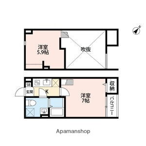 大阪府大阪市平野区加美南５ 加美駅 1K アパート 賃貸物件詳細