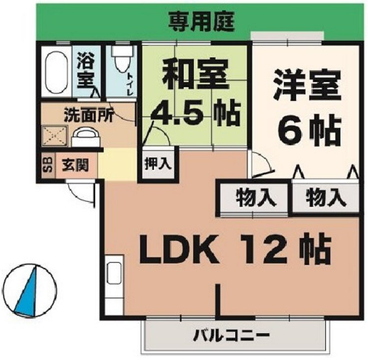 兵庫県神戸市垂水区桃山台６ 名谷駅 3DK アパート 賃貸物件詳細