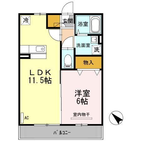 アエロ　プリオ 3階 1LDK 賃貸物件詳細