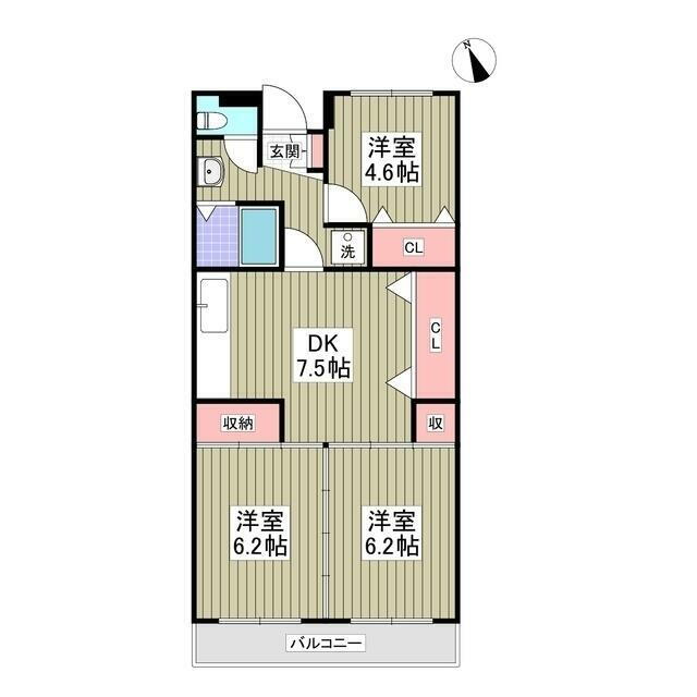 千葉県松戸市日暮８ 八柱駅 3DK マンション 賃貸物件詳細