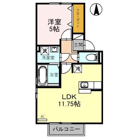 石川県かほく市内日角４ 宇野気駅 1LDK アパート 賃貸物件詳細