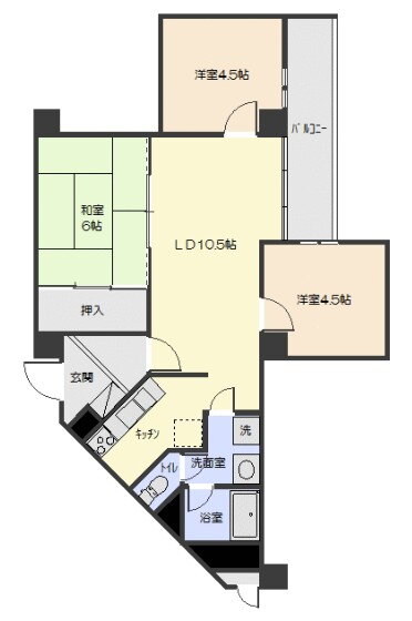 埼玉県さいたま市中央区上落合１ 北与野駅 3LDK マンション 賃貸物件詳細