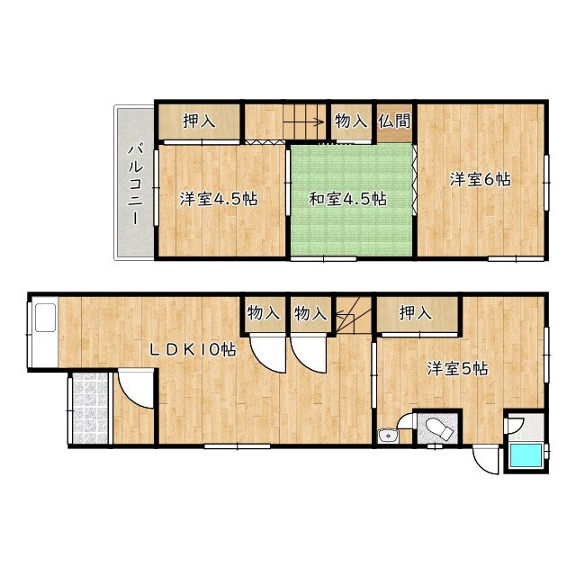 大阪府松原市天美西１ 河内天美駅 4LDK 一戸建て 賃貸物件詳細