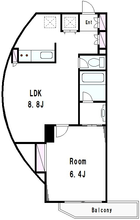 Ｍ　ＰＬＡＣＥ１ 2階 1LDK 賃貸物件詳細