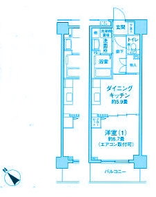 神奈川県横浜市港北区新横浜１ 新横浜駅 1DK マンション 賃貸物件詳細