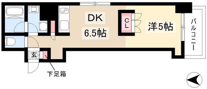 愛知県名古屋市中区伊勢山２ 金山駅 1DK マンション 賃貸物件詳細