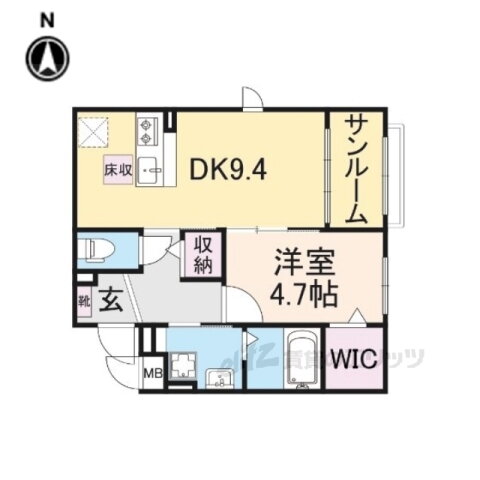 大阪府交野市倉治２ 交野市駅 1LDK アパート 賃貸物件詳細