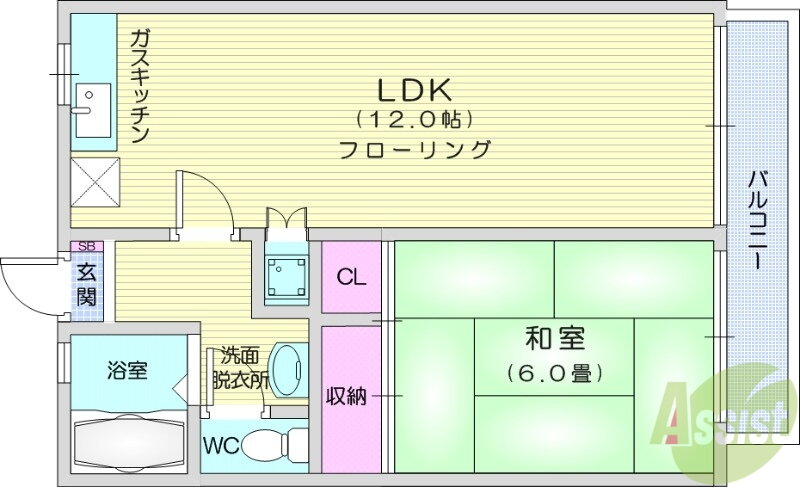 宮城県仙台市太白区西中田６ 南仙台駅 1LDK アパート 賃貸物件詳細