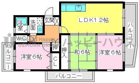 福岡県福岡市東区唐原３ 唐の原駅 3LDK マンション 賃貸物件詳細