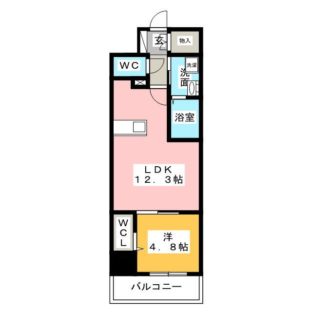 愛知県名古屋市西区則武新町３ 亀島駅 1LDK マンション 賃貸物件詳細