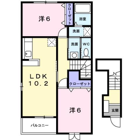 大分県杵築市大字大内 杵築駅 2LDK アパート 賃貸物件詳細