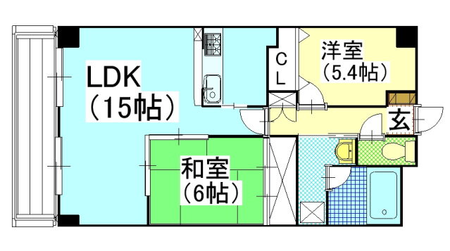岡山県岡山市北区三野３ 法界院駅 2LDK マンション 賃貸物件詳細
