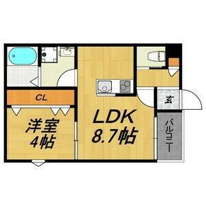 愛知県一宮市末広１ 尾張一宮駅 1LDK アパート 賃貸物件詳細