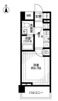 東京都品川区南品川４ 大井町駅 1K マンション 賃貸物件詳細