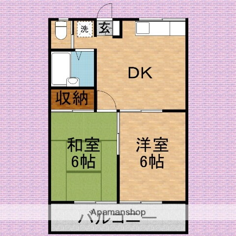 埼玉県朝霞市膝折町３ 朝霞駅 2DK アパート 賃貸物件詳細