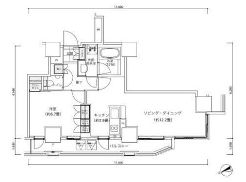 東京都港区西新橋３ 神谷町駅 1LDK マンション 賃貸物件詳細