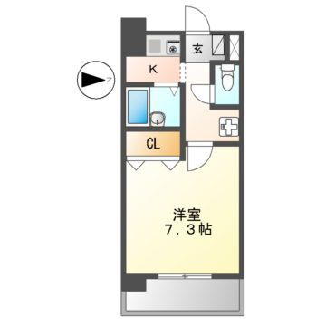 愛知県名古屋市中川区舟戸町 黄金駅 1K マンション 賃貸物件詳細