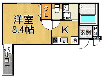 兵庫県西宮市高畑町 西宮北口駅 1K アパート 賃貸物件詳細