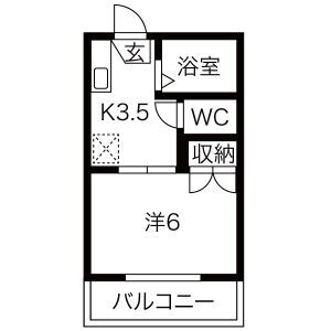 岡山県岡山市北区津島福居２ 岡山駅 1K アパート 賃貸物件詳細