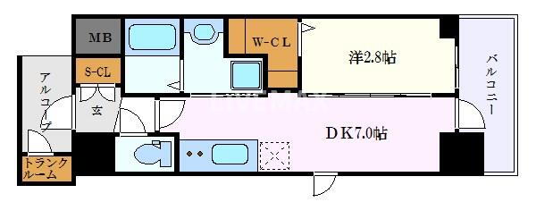 愛知県名古屋市中区新栄２ 鶴舞駅 1DK マンション 賃貸物件詳細