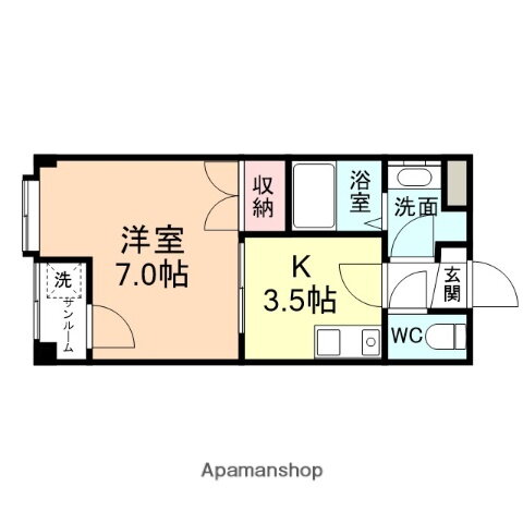 富山県富山市東黒牧 大庄駅 1K マンション 賃貸物件詳細