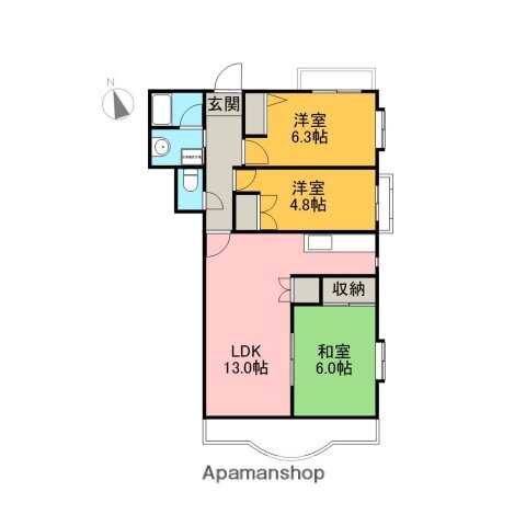 静岡県富士市石坂 富士駅 3LDK マンション 賃貸物件詳細