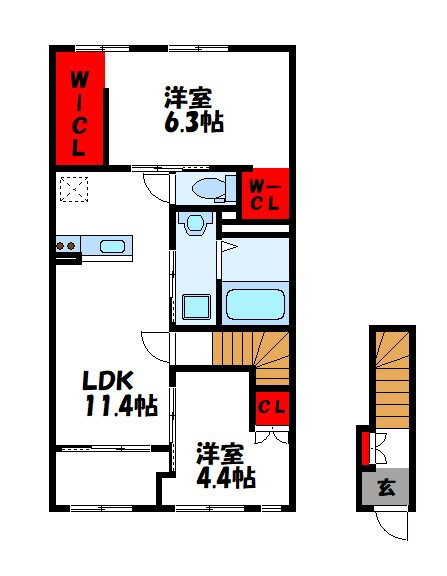 福岡県糟屋郡篠栗町大字尾仲 篠栗駅 2LDK アパート 賃貸物件詳細