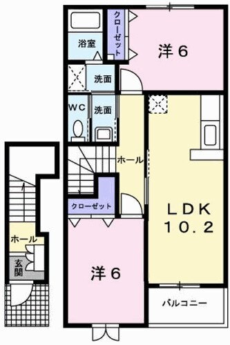 兵庫県姫路市北条梅原町 姫路駅 2LDK アパート 賃貸物件詳細