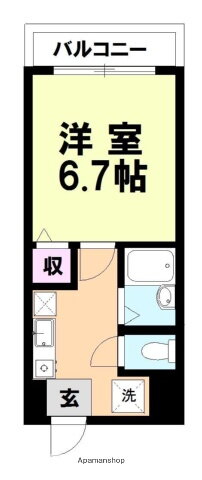 福岡県福岡市中央区薬院４ 薬院大通駅 1K マンション 賃貸物件詳細