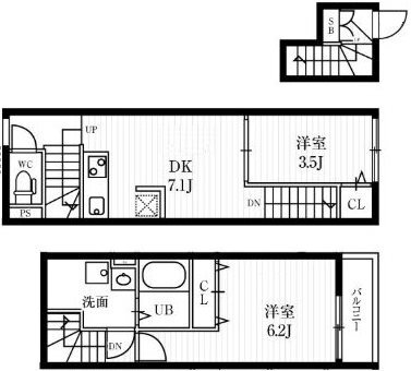 東京都板橋区徳丸１ 東武練馬駅 2DK アパート 賃貸物件詳細
