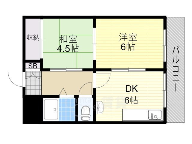 大阪府箕面市桜１ 牧落駅 2DK マンション 賃貸物件詳細
