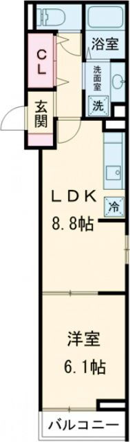 東京都府中市若松町１ 多磨霊園駅 1LDK アパート 賃貸物件詳細