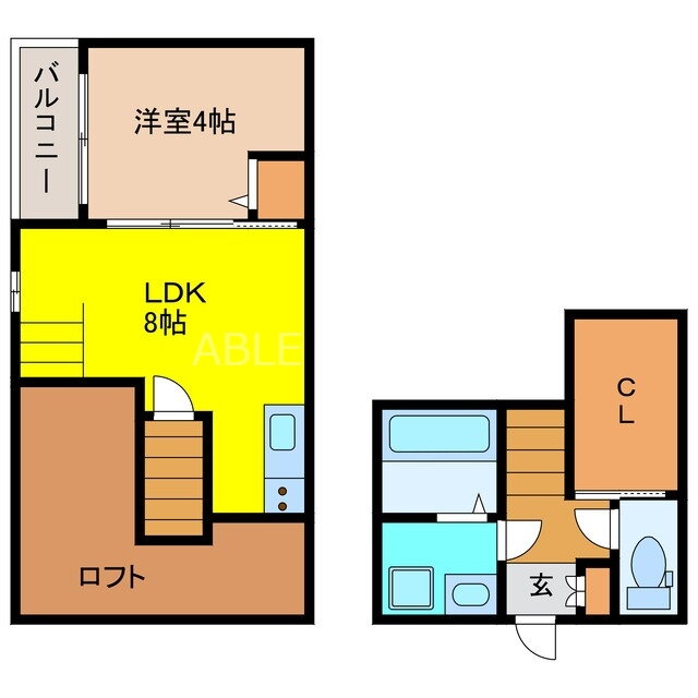 佐賀県三養基郡基山町大字宮浦 基山駅 1LDK アパート 賃貸物件詳細