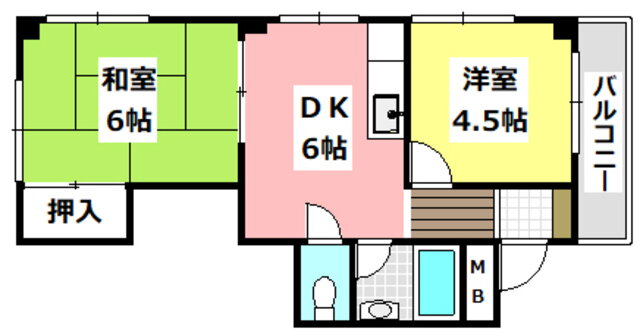 大阪府摂津市香露園 摂津市駅 2DK マンション 賃貸物件詳細