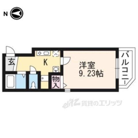 京都府京都市左京区松ケ崎御所ノ内町 松ヶ崎駅 1K マンション 賃貸物件詳細