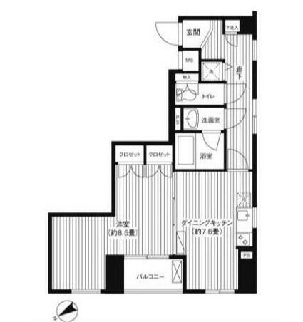 東京都港区東麻布１ 赤羽橋駅 1DK マンション 賃貸物件詳細