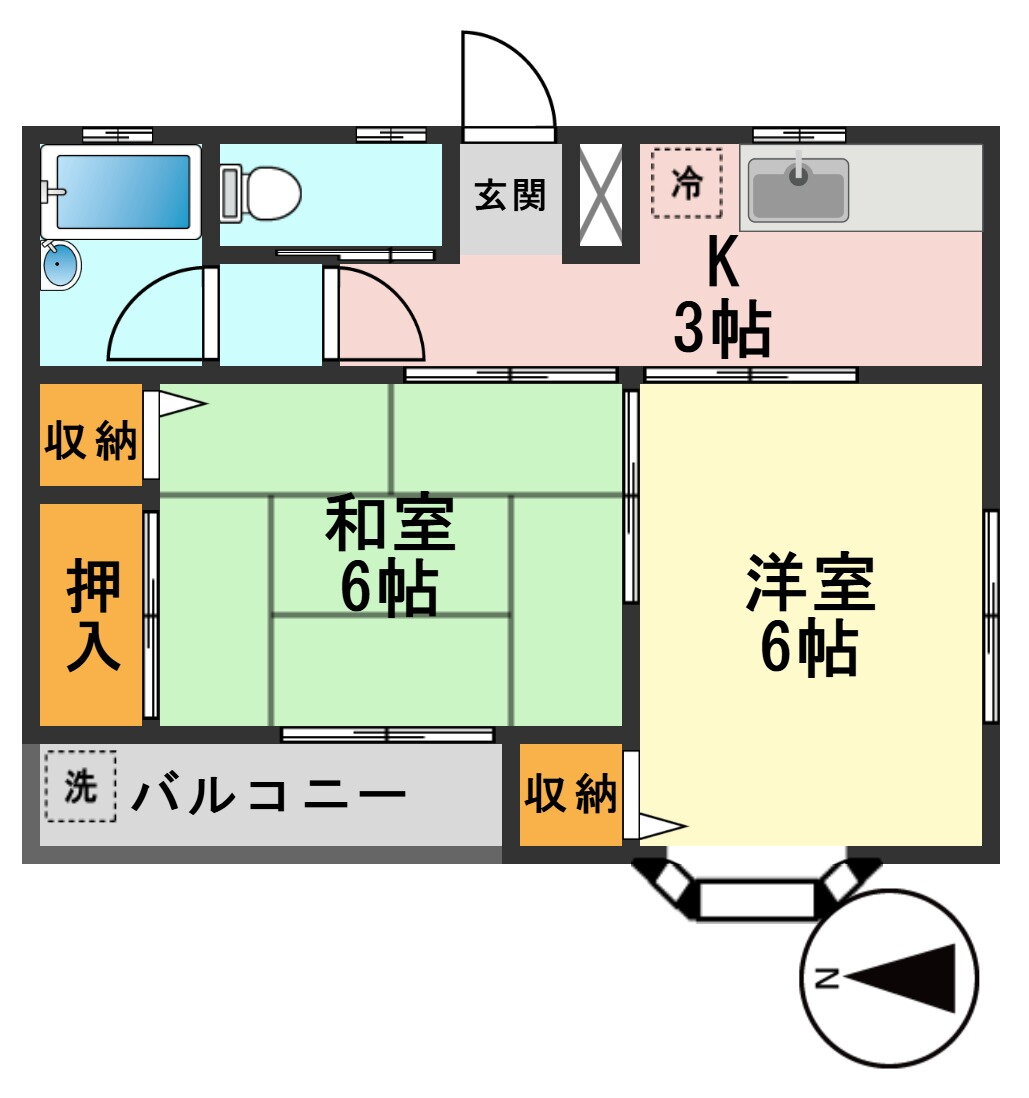 東京都江戸川区上篠崎３ 篠崎駅 2K アパート 賃貸物件詳細