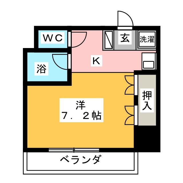 愛知県名古屋市熱田区旗屋２ 熱田神宮西駅 1K マンション 賃貸物件詳細