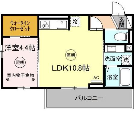 福岡県久留米市東合川７ 1LDK アパート 賃貸物件詳細