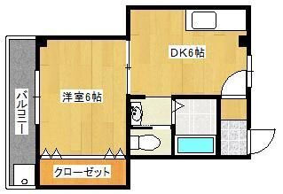 静岡県焼津市中里 焼津駅 1DK マンション 賃貸物件詳細