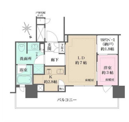 東京都品川区戸越５ 戸越公園駅 1LDK マンション 賃貸物件詳細