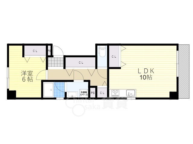 大阪府吹田市豊津町 江坂駅 1LDK マンション 賃貸物件詳細