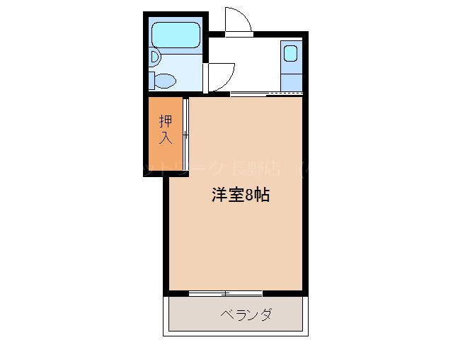 長野県長野市大字稲葉 長野駅 1K アパート 賃貸物件詳細