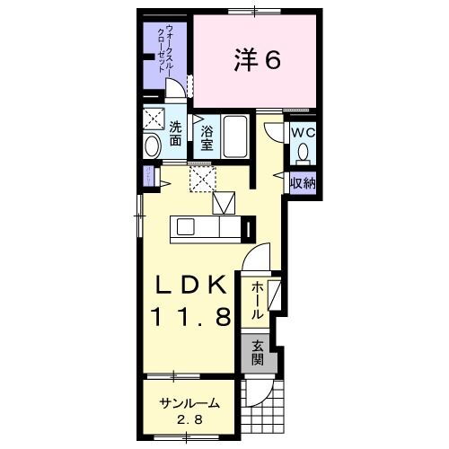 千葉県長生郡一宮町東野 上総一ノ宮駅 1LDK アパート 賃貸物件詳細