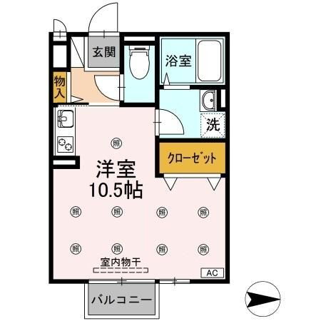 岡山県倉敷市白楽町 倉敷駅 ワンルーム アパート 賃貸物件詳細