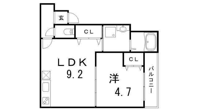 フジパレス御崎公園ＩＩ番館 3階 1LDK 賃貸物件詳細