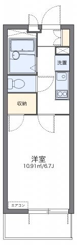 レオパレスグランドコート 2階 1K 賃貸物件詳細