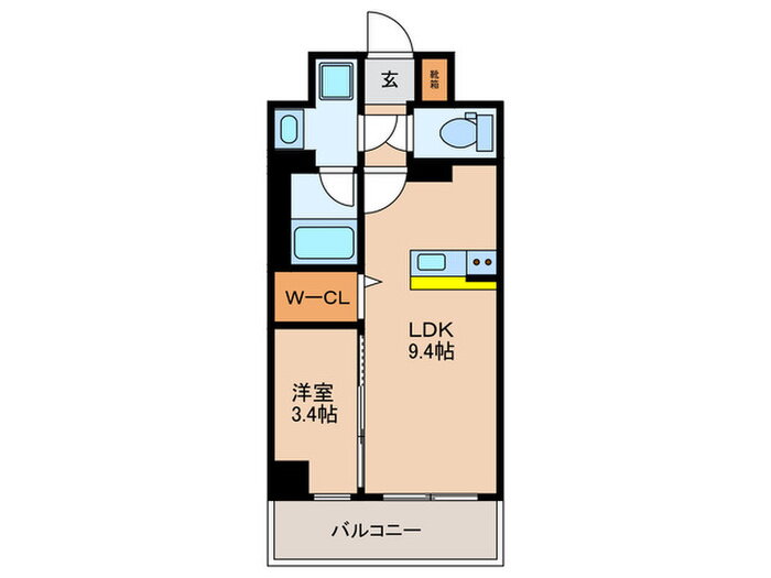 福岡県福岡市西区今宿３ 今宿駅 1LDK マンション 賃貸物件詳細
