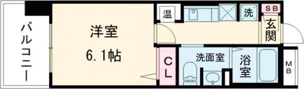 兵庫県神戸市中央区加納町４ 三ノ宮駅 1K マンション 賃貸物件詳細