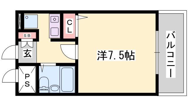 兵庫県姫路市飾磨区鎌倉町 英賀保駅 1K マンション 賃貸物件詳細